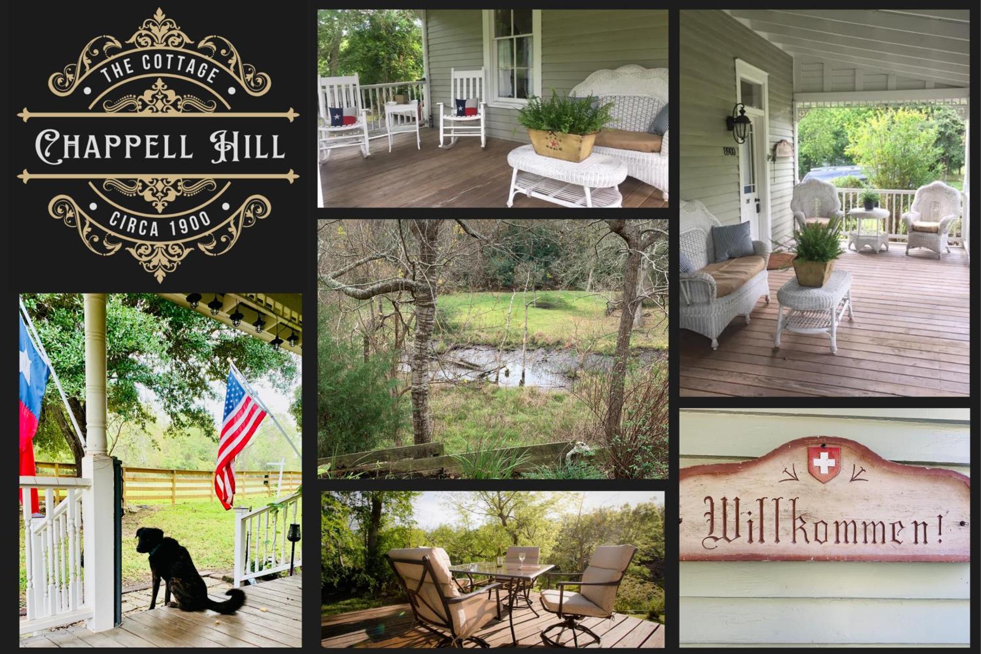 Circa 1900 - Historic - Romantic - Private - Pond - Fenced Yard - The Cottage At Chappell Hill Luaran gambar